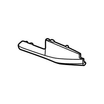Kia 86578R0600SCR PIECE-FRONT SKID PLA 86578R0600SCR Kia PIECE-FRONT SKID PLA Illustration 1 of 1