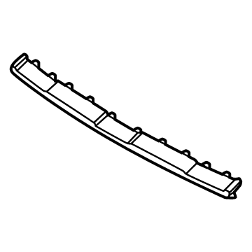 Kia 86577R0600SCR Front Bumper Skid Plate 86577R0600SCR Kia Front Bumper Skid Plate Illustration 1 of 1