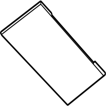 Kia 84631P1AA0 Console Tray Mat 84631P1AA0 Kia Console Tray Mat Illustration 1 of 1