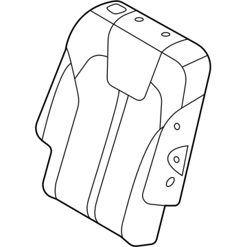 Kia 89460P2BC0MD6 2nd Back Covering Assembly 89460P2BC0MD6 Kia 2nd Back Covering Assembly Illustration 1 of 1