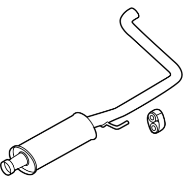 Kia K4 Muffler - 28650GG310