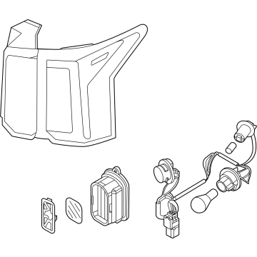 92420P4500 Kia LAMP-REAR COMB OUTSI Illustration 1 of 1