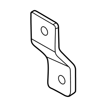 86633P2510 Kia BRACKET-RR BEAM UPR Illustration 1 of 1