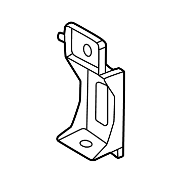 86637P2500 Kia Rear Beam Bracket Lower Illustration 1 of 1