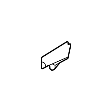 82413P2010 Kia GRIP-DOOR GLASS Illustration 1 of 1