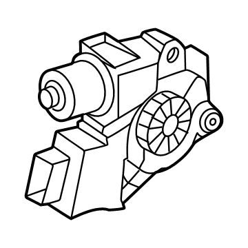 82450DO210 Kia Front Power Window Motor Assembly Illustration 1 of 1