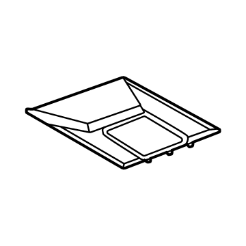 Kia 84631L2AA0 Console Tray Mat 84631L2AA0 Kia Console Tray Mat Illustration 1 of 1