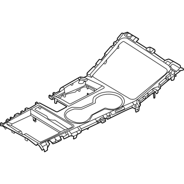 Kia 84650L2DA0 Console Upper Cover Assembly 84650L2DA0 Kia Console Upper Cover Assembly Illustration 1 of 1