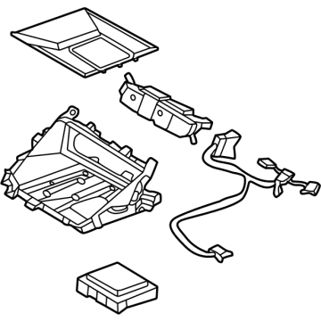 84630L2AA0 Kia TRAY ASSY-FLOOR CONS Illustration 1 of 1