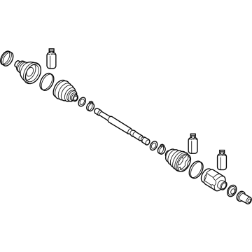 2025 Kia Niro Axle Shaft - 49501AT010