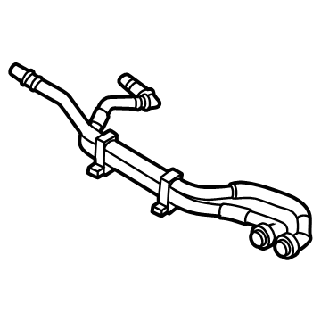 Kia 254H1XG800 HOSE ASSY-RR 254H1XG800 Kia HOSE ASSY-RR Illustration 1 of 1