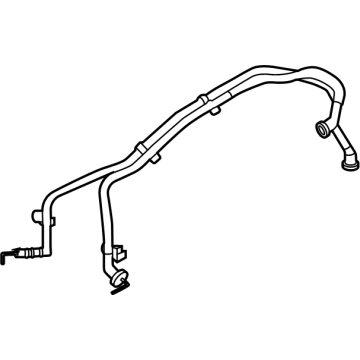 Kia 254H1XG000 HOSE ASSY-RR 254H1XG000 Kia HOSE ASSY-RR Illustration 1 of 1