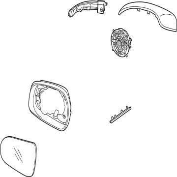 2024 Kia Sorento Car Mirror - 87610P4500
