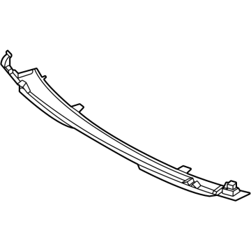 Kia 86512P2500 Front Bumper Cover Lower 86512P2500 Kia Front Bumper Cover Lower Illustration 1 of 1
