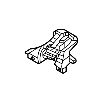 86525P2500 Kia Front Bumper Side Bracket Illustration 1 of 1