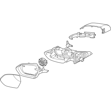 Kia K4 Car Mirror - 87620GGAX0
