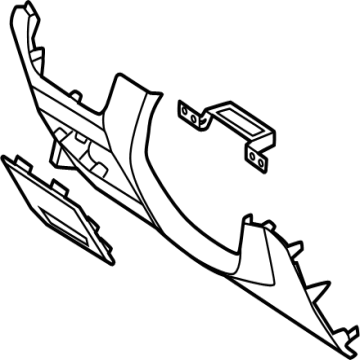 Kia 84750P1BA0WK PANEL ASSY-LOWER C/P 84750P1BA0WK Kia PANEL ASSY-LOWER C/P Illustration 1 of 1