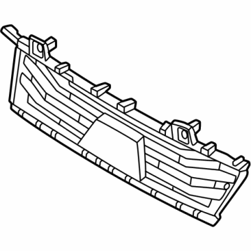 86531XG000 Kia Front Bumper Grille Illustration 1 of 1