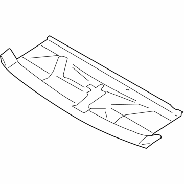 86370R5JA0 Kia GARNISH-RADIATOR GRI Illustration 1 of 1