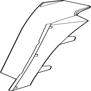 92411P1500 Kia COVER-RR COMBINATION Illustration 1 of 1
