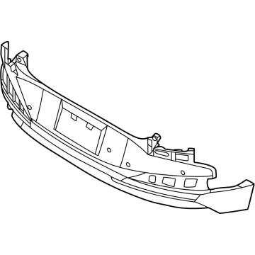 86610XG000BKL Kia Rear Bumper Cover Assembly Illustration 1 of 1