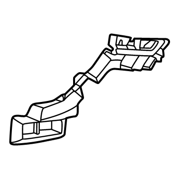 Kia 86652XG000 Rear Bumper Side Bracket Assembly 86652XG000 Kia Rear Bumper Side Bracket Assembly Illustration 1 of 1