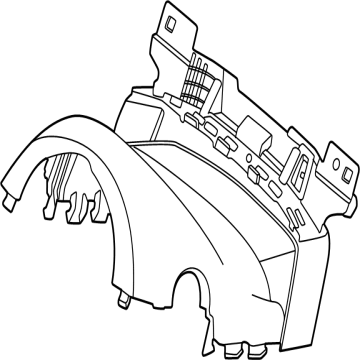 Kia 84850P1AA0WK Steering Column Shroud 84850P1AA0WK Kia Steering Column Shroud Illustration 1 of 1