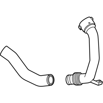 282602M610 Kia HOSE-I/C OUTLET Illustration 1 of 1