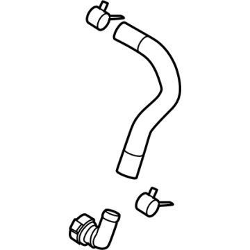 254R4P7000 Kia HOSE ASSY-RESERVOIR Illustration 1 of 1