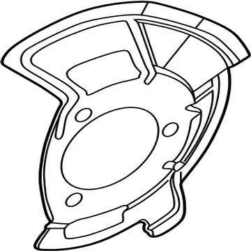 Kia K4 Brake Backing Plate - 51755GG100