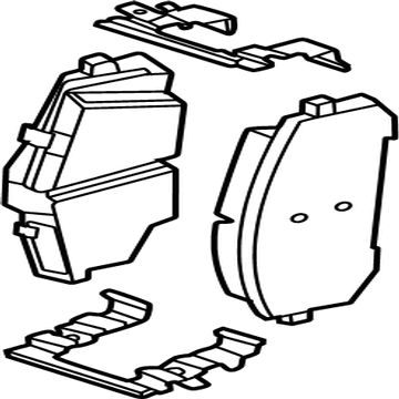 Kia K4 Brake Pad Set - 58101GGA00