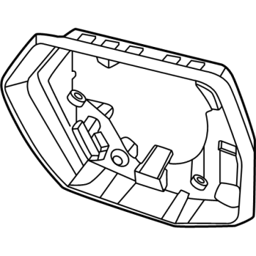 Kia 87615DO000 Outside Rear View Mirror Housing Cover 87615DO000 Kia Outside Rear View Mirror Housing Cover Illustration 1 of 1