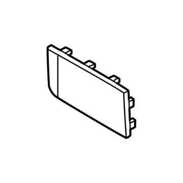 86381L2AA0 Kia COVER ASSY-SCC UNI Illustration 1 of 1