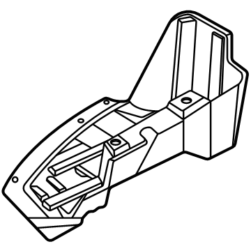 86675P2500 Kia COVER ASSY-RR BPR UN Illustration 1 of 1