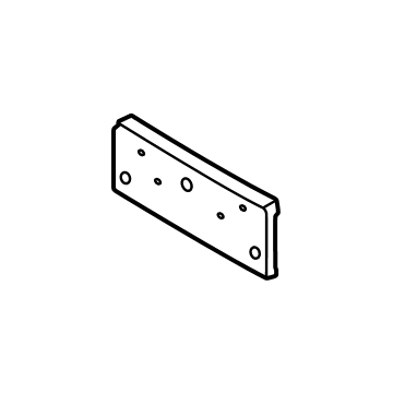 Kia 86529L2BA0 Front Bumper License Plate Moulding 86529L2BA0 Kia Front Bumper License Plate Moulding Illustration 1 of 1