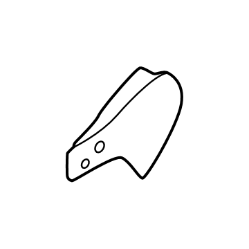 88041L8000GYT Kia Front Seat Shield Cover Illustration 1 of 1