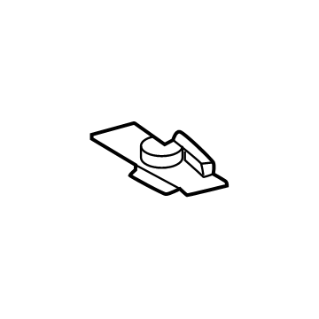 88290L2000 Kia DUCT-FRONT CUSHION,R Illustration 1 of 1