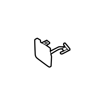 Kia 86588P2600 Front Hook Cap 86588P2600 Kia Front Hook Cap Illustration 1 of 1