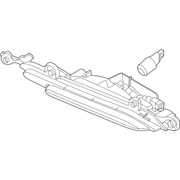 924A4P4500 Kia LAMP ASSY-BACK UP,RH Illustration 1 of 1