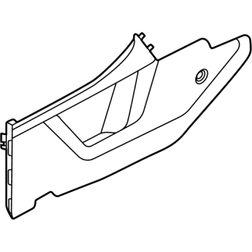 84614ES000GYT Kia COVER ASSY-CONSOLE S Illustration 1 of 1