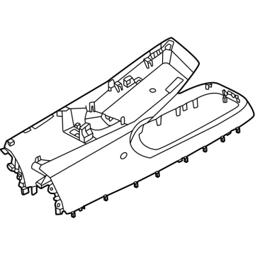 Kia 84611XG000WK Floor Console 84611XG000WK Kia Floor Console Illustration 1 of 1