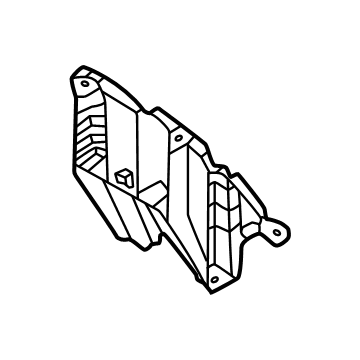 Kia 84637XG000 BRACKET ASSY-FLOOR C 84637XG000 Kia BRACKET ASSY-FLOOR C Illustration 1 of 1