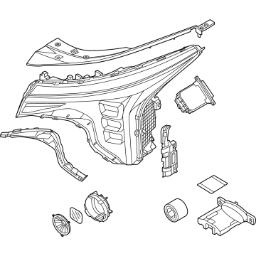 Kia K4 Headlight - 92102GG140