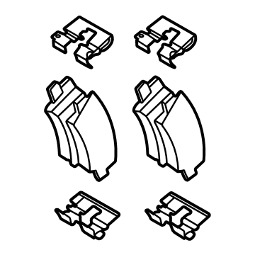 2025 Kia Carnival Brake Pad Set - 58302ESA00
