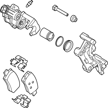 Kia K4 Brake Caliper - 58210GG100