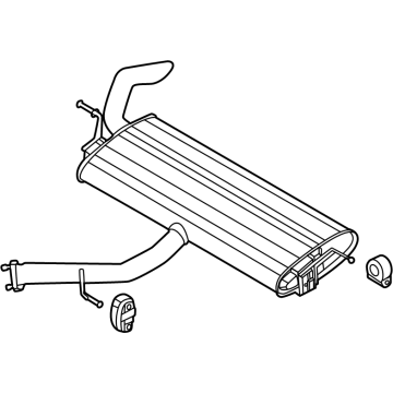 Kia K4 Muffler - 28710GG410