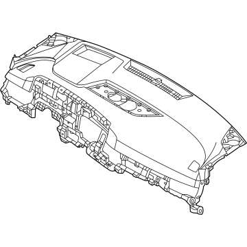 84710R0AA0NUP Kia Main Crash Pad Assembly Illustration 1 of 1
