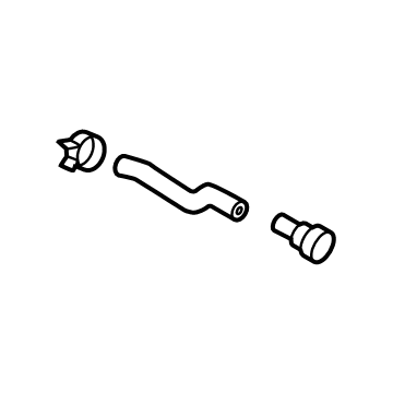 25450P4100 Kia Water Hose Assembly Illustration 1 of 1