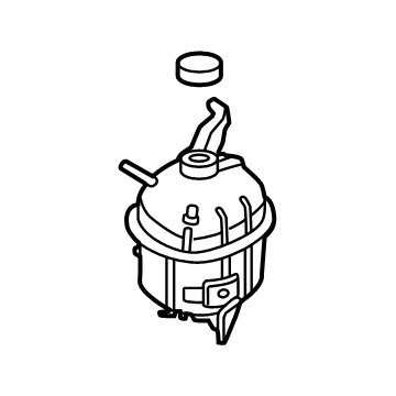 25430P4100 Kia TANK ASSY-RESERVOIR Illustration 1 of 1