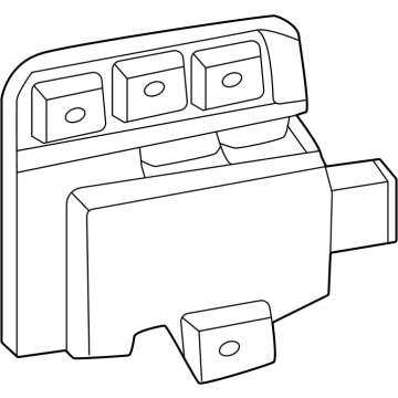 99140CV500 Kia Rear Corner Radar Unit Assembly Illustration 1 of 1